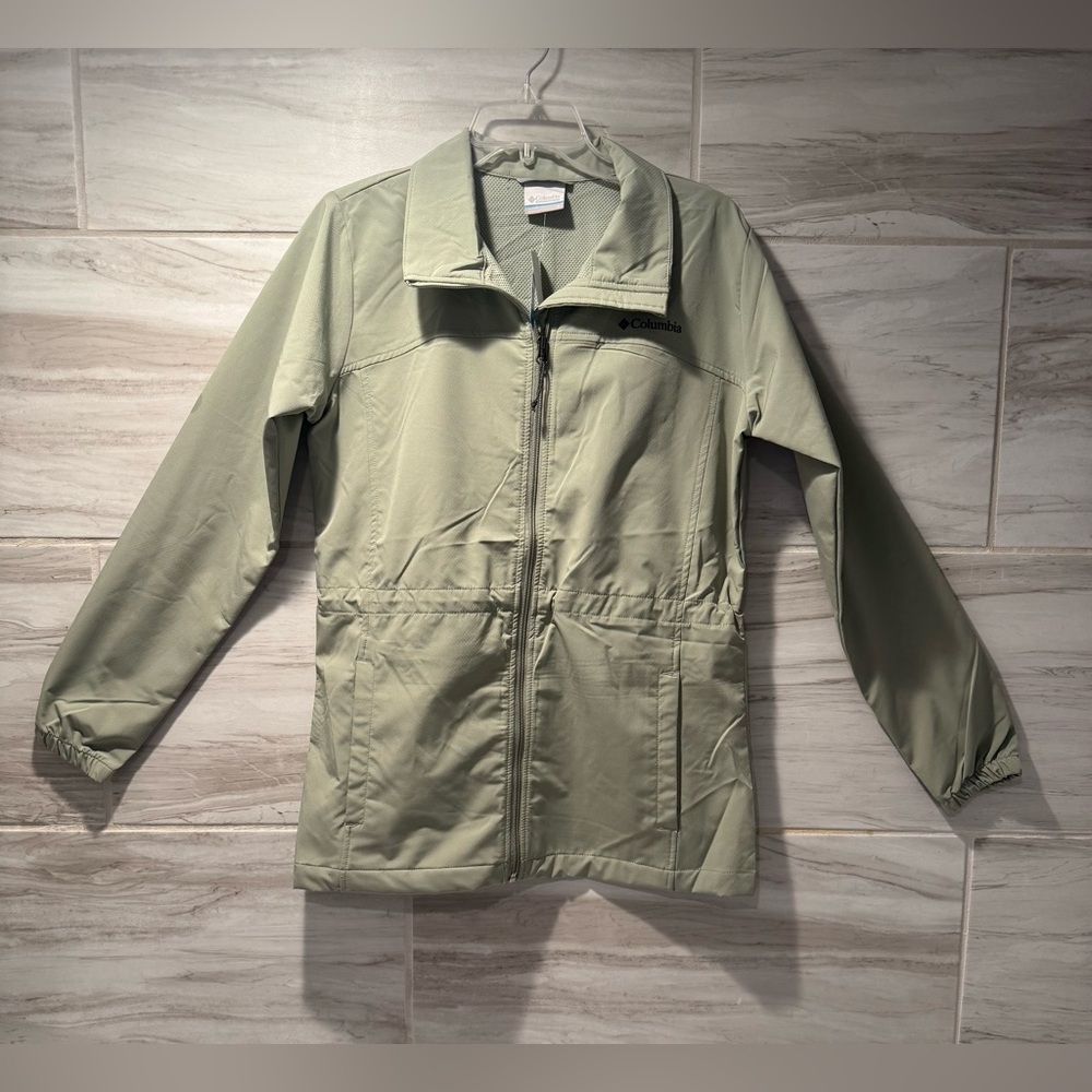Women’s Columbia Vista Hills Water Repellent Olive Green Zip Up Jacket  M NWT